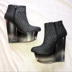 Jeffery Campbell Icy Heels Quilted